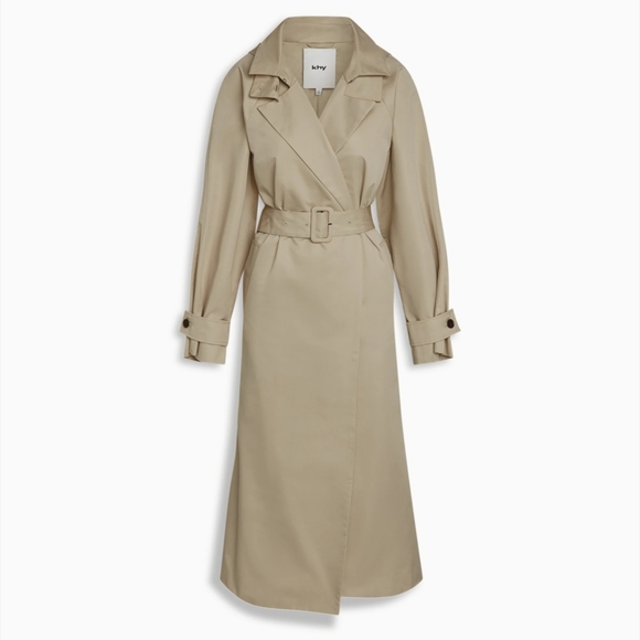 Khy Jackets & Blazers - KHY Relaxed Trench Coat Taupe Small